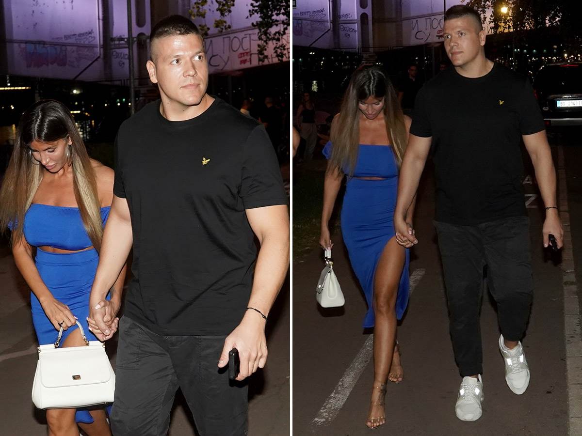 Sloba Radanović spava na stomaku supruge Jelene