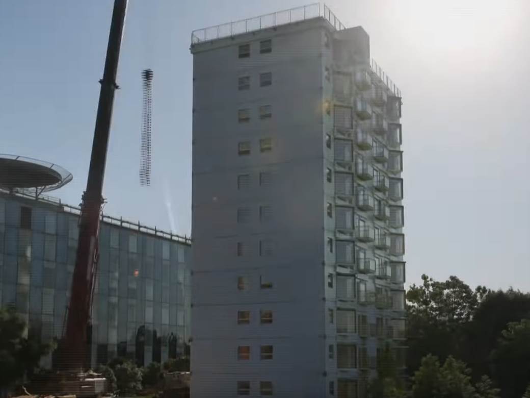 kinezi izgradili zgradu za dan video