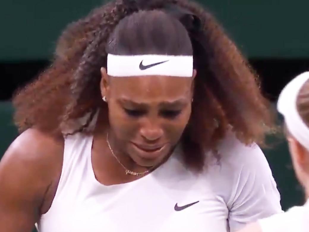 serena vilijams plakala vimbldon