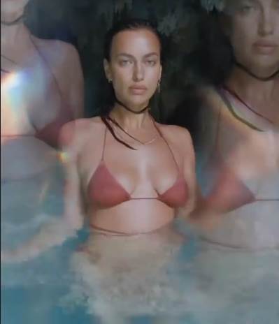 Irina Šajk telo u kupaćem kostimu