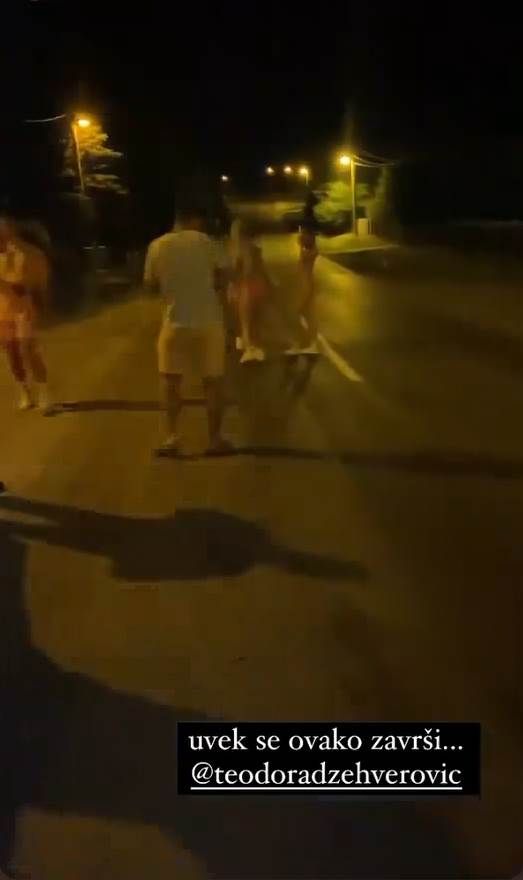 teodora dzehverovic policija snimak