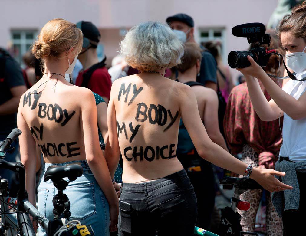 berlin protest protiv zabrane golotinje