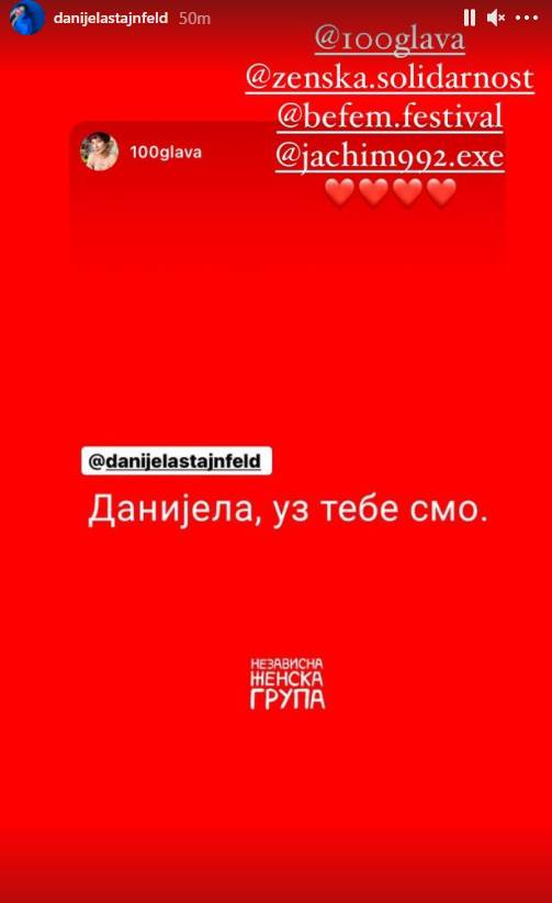 branislav lecic oglasila se danijela stajnfeld