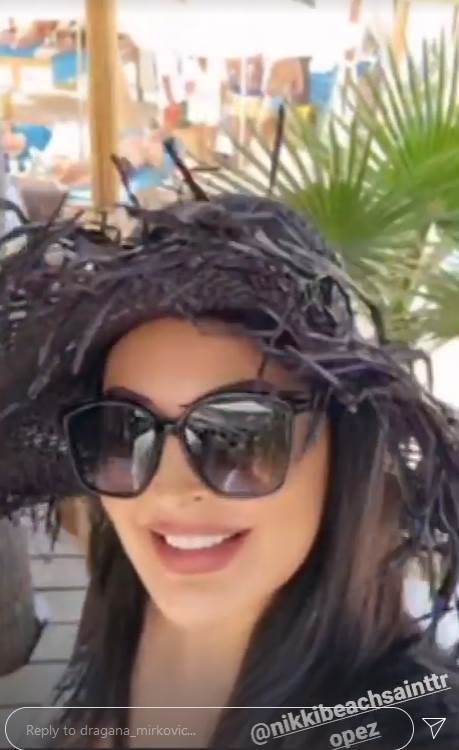 Dragana Mirković na žurki u Sen Tropeu