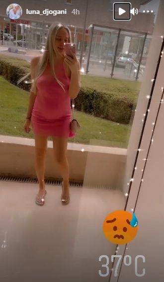 Luna Đogani stomak posle porođaja