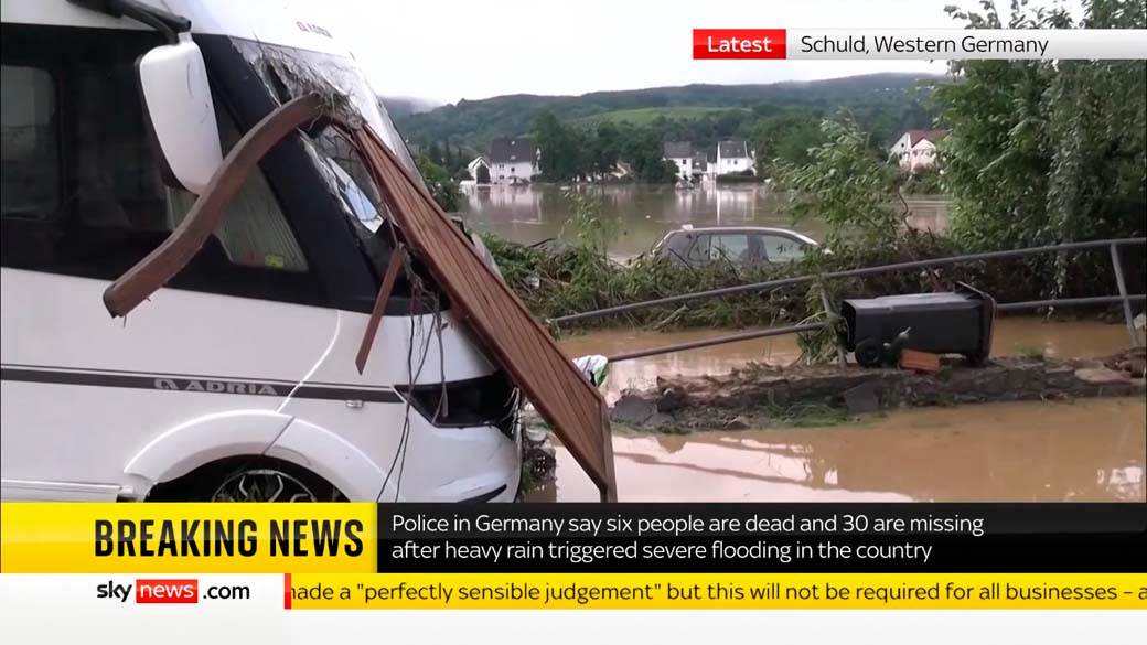 Poplava u Nemačkoj šest mrtvih