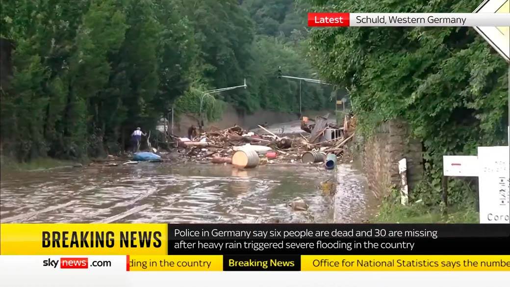 Poplava u Nemačkoj šest mrtvih