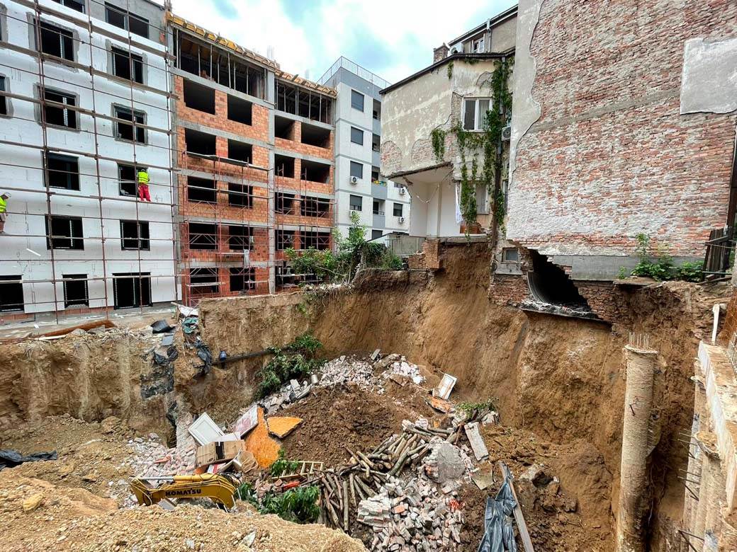 Novo urušavanje na zgradi u Vidovdanskoj