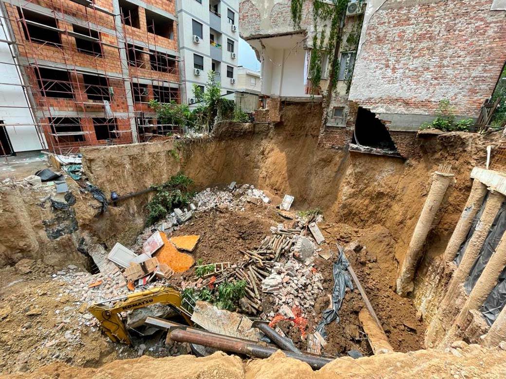 Novo urušavanje na zgradi u Vidovdanskoj