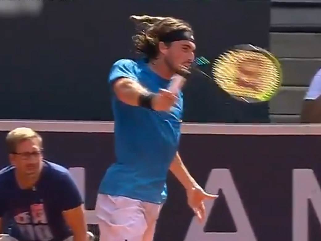 Cicipasu pukao reket na meču sa Krajinovićem