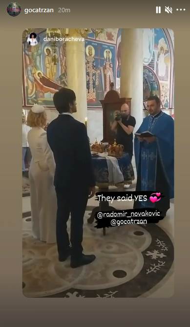 Goca Tržan slike sa venčanja