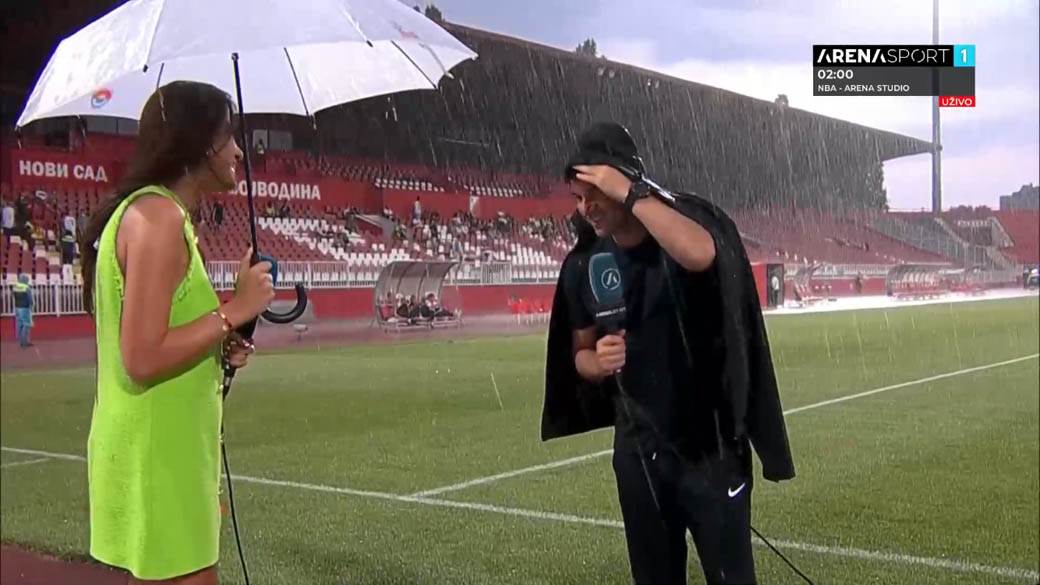 Aleksandar Stanojević dao izjavu po pljusku i nevremenu