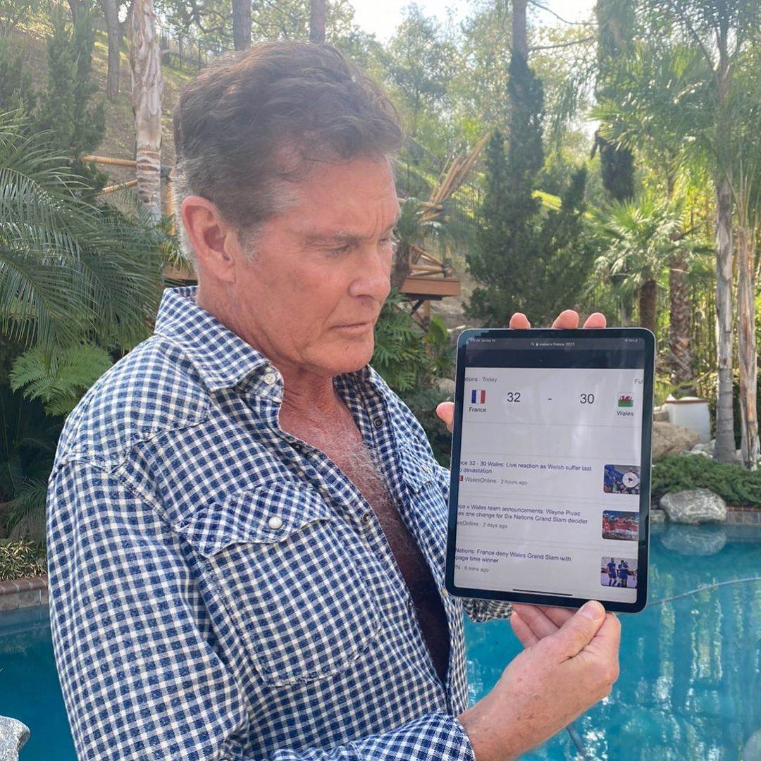 Dejvid Haselhof kako sada izgleda