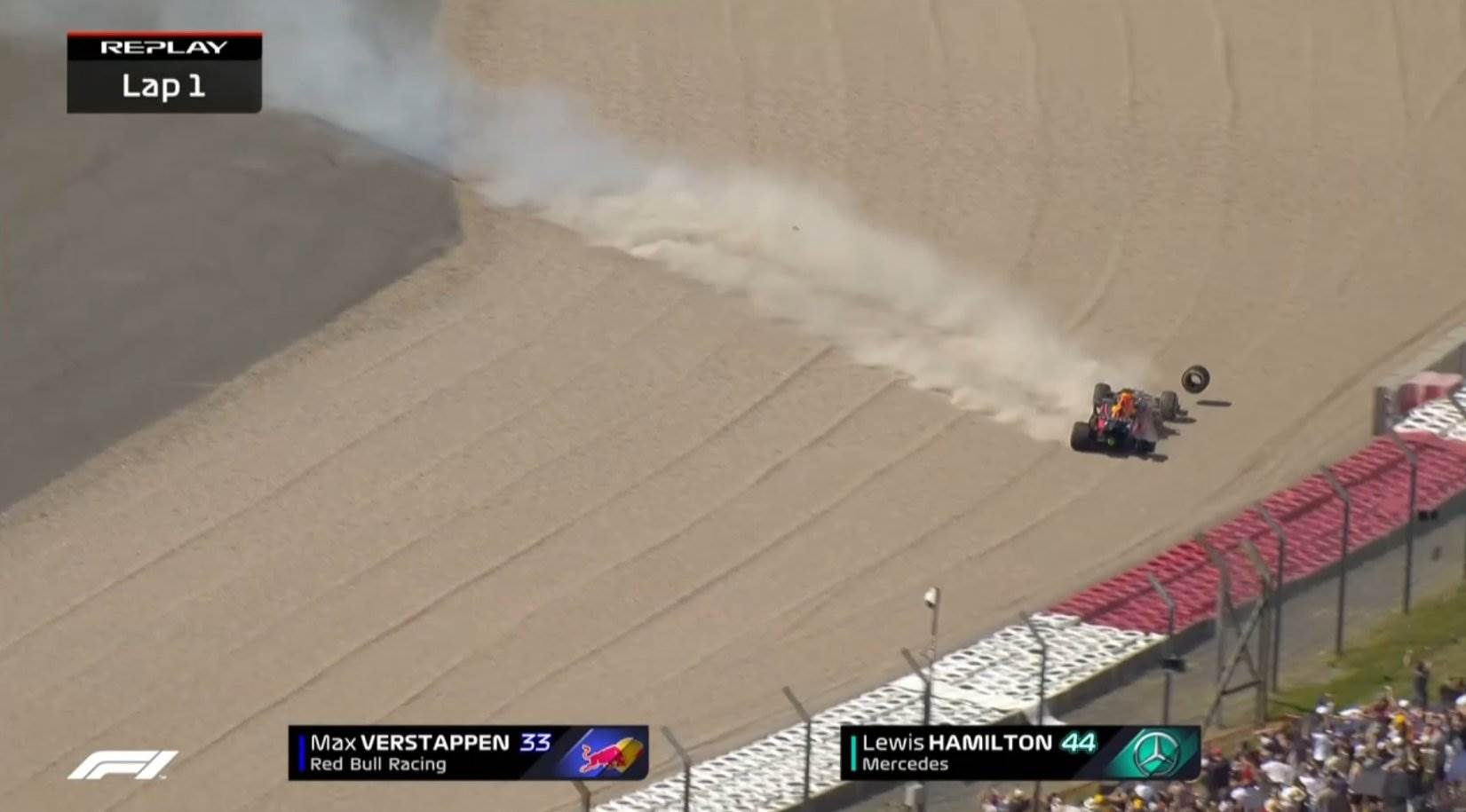 Maks Ferstapen i Luis Hamilton sudar u prvom krugu na Silverstonu