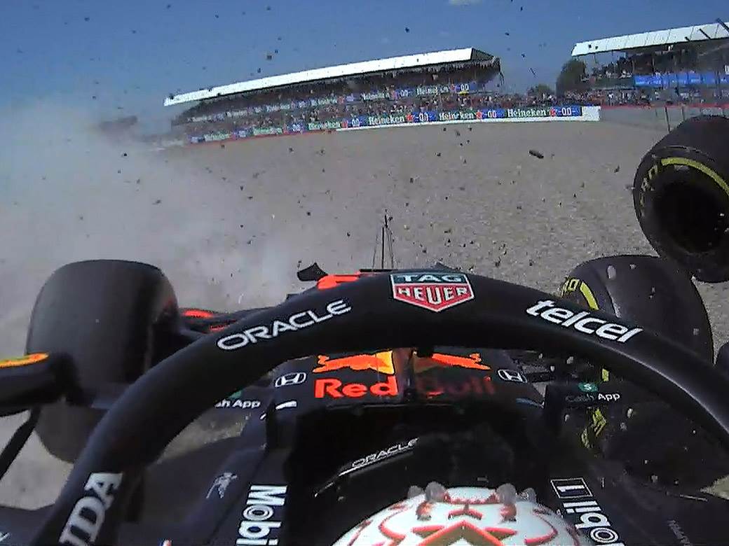 Maks Ferstapen i Luis Hamilton sudar u prvom krugu na Silverstonu