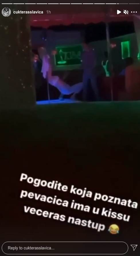 Slavica Ćukteraš igra oko šipke