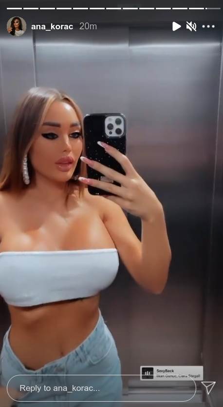 Ana Korać se slikala gola do pojasa