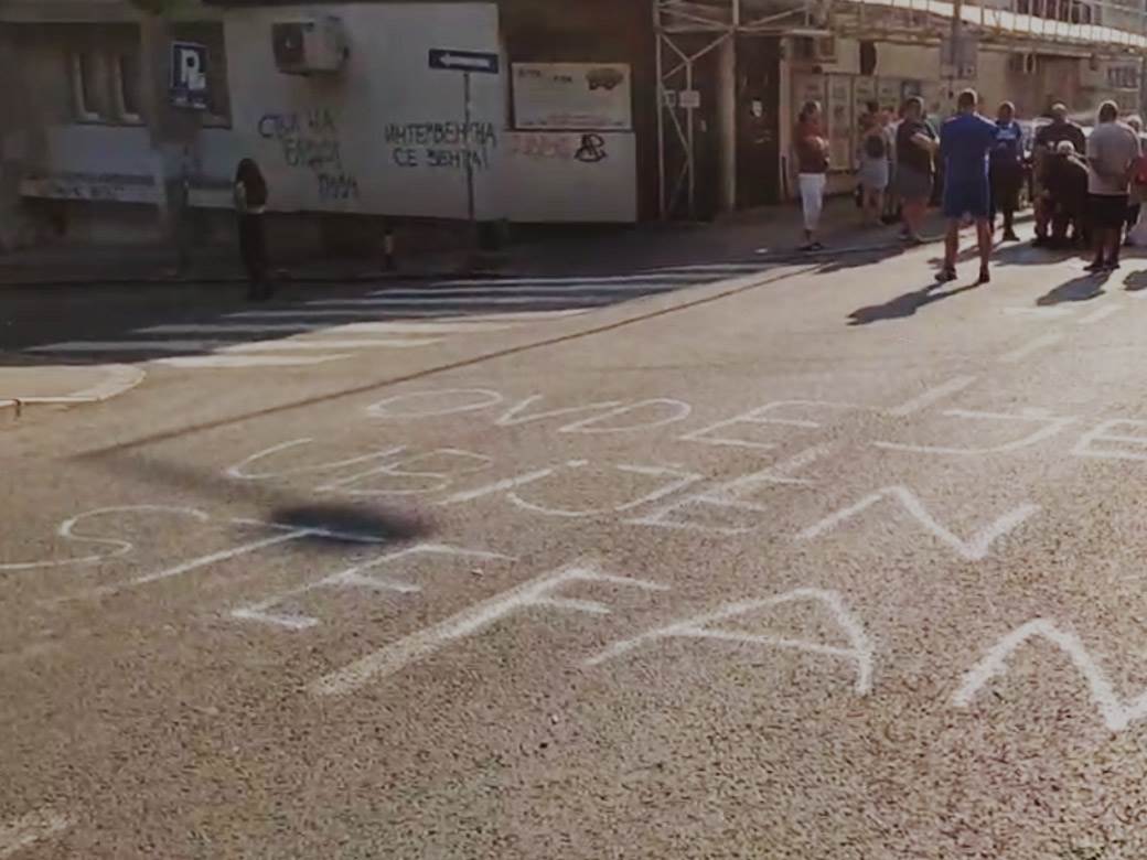 Protest na Karaburmi zbog smrti dečaka