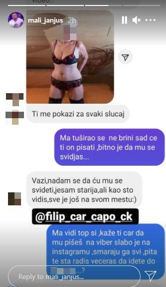 Janjuš dobio slike u donjem vešu