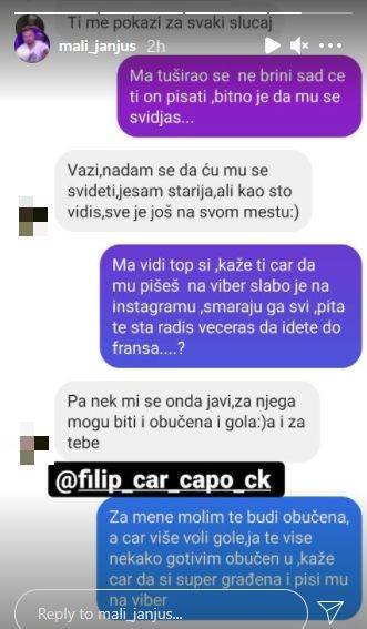 Janjuš dobio slike u donjem vešu