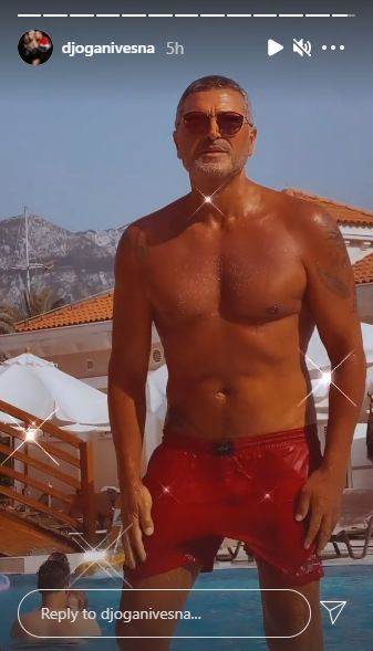 Đole Đogani na bazenu pokazao mišiće