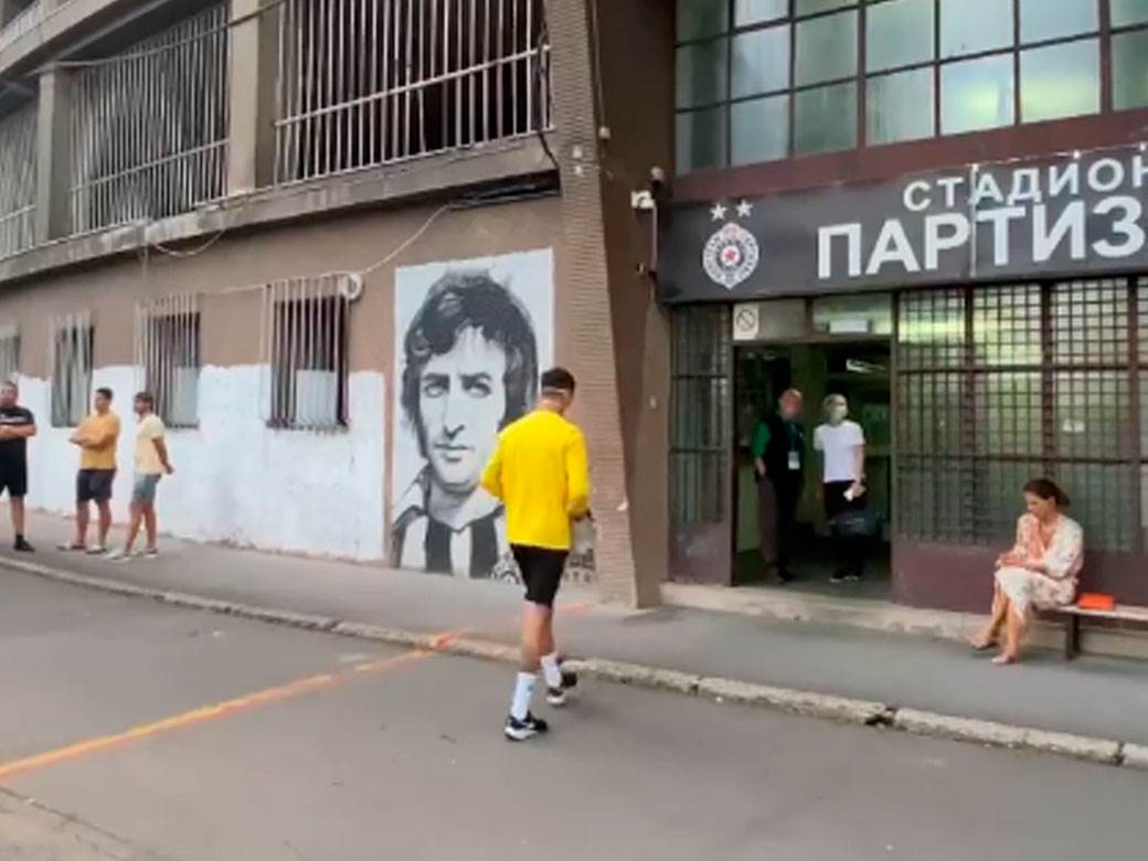 Kairat pred meč sa Crvenom zvezdom trenirao na stadionu Partizana