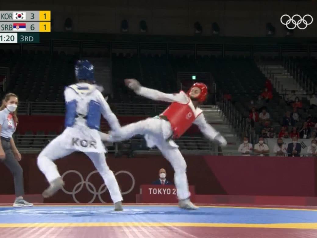 Milica Mandić slavlje nakon osvajanja Olimpijskih igara