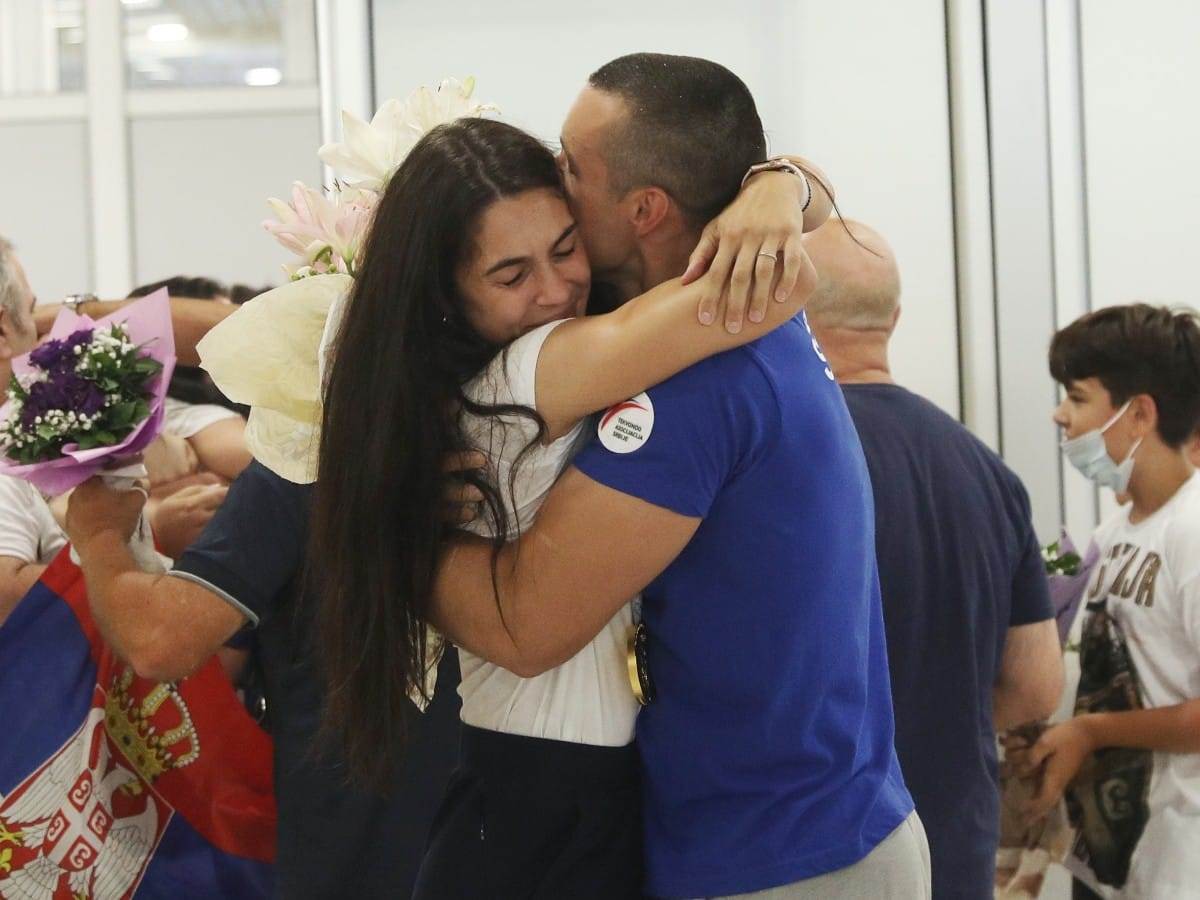 Milica Mandić, Doček, Tokyo 2020 (9)