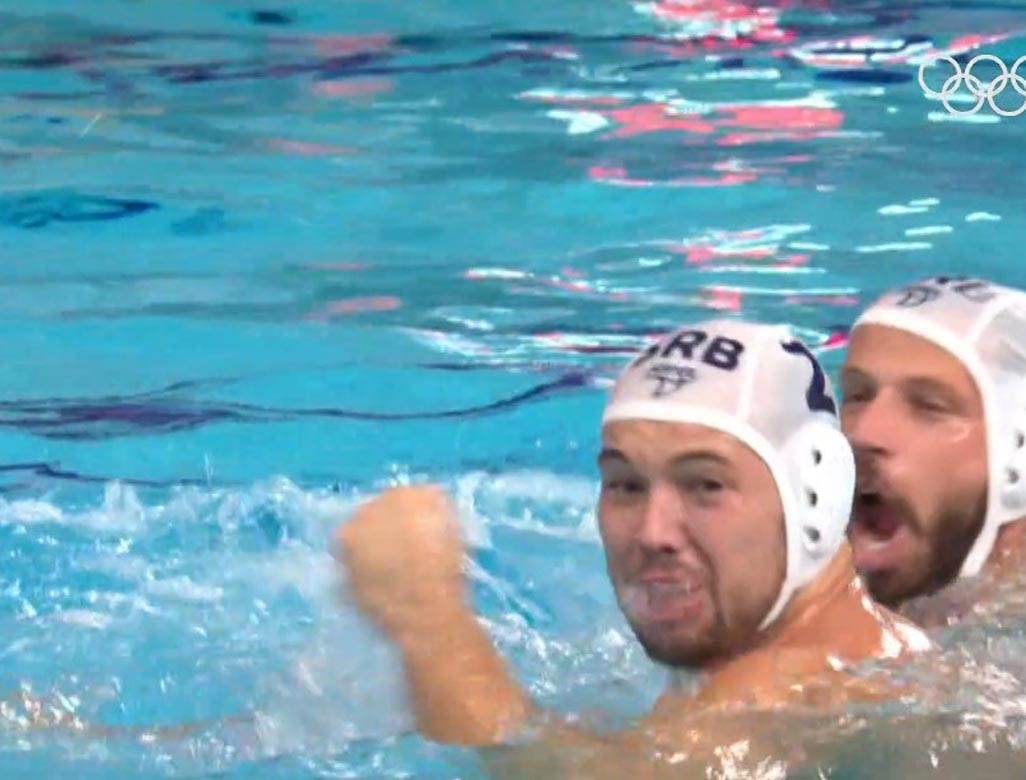 Srbija, vaterpolo, slavlje, španija (1)