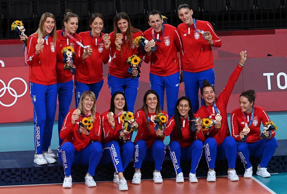 odbojkašice bronzana medalja 1