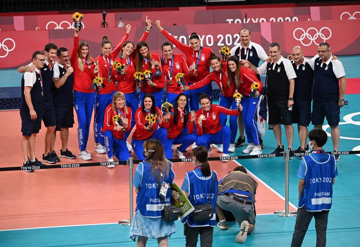 odbojkašice bronzana medalja 2