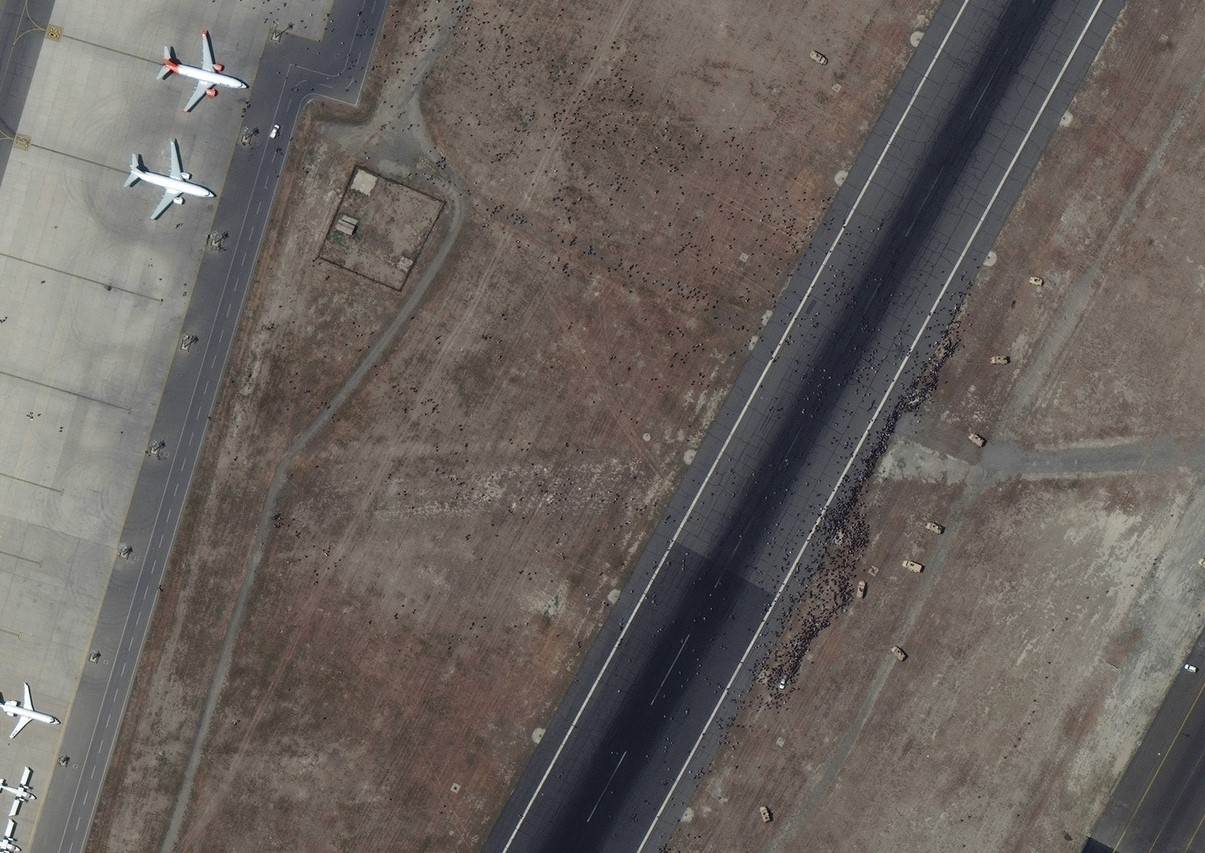 Kabul aerodrom iz vazduha 2