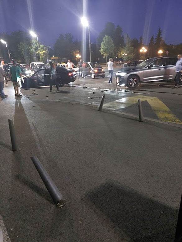 Saobraćajna nesreća na Trgu Nikole Pašića