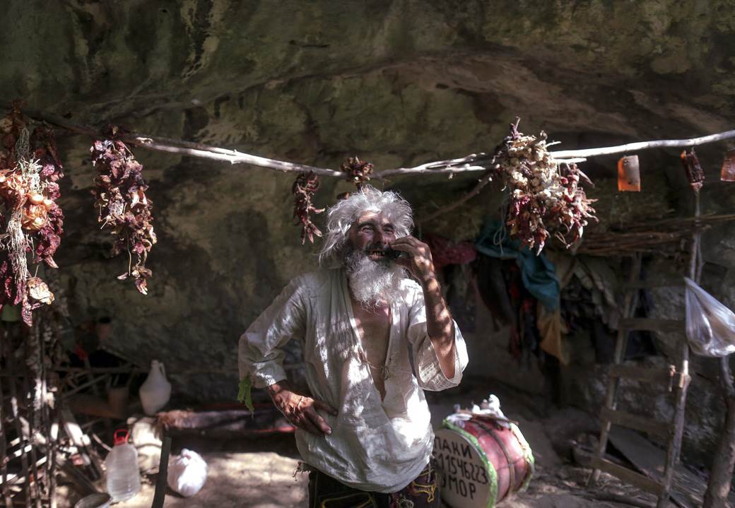 Panta Petrović iz pećine se vakcinisao