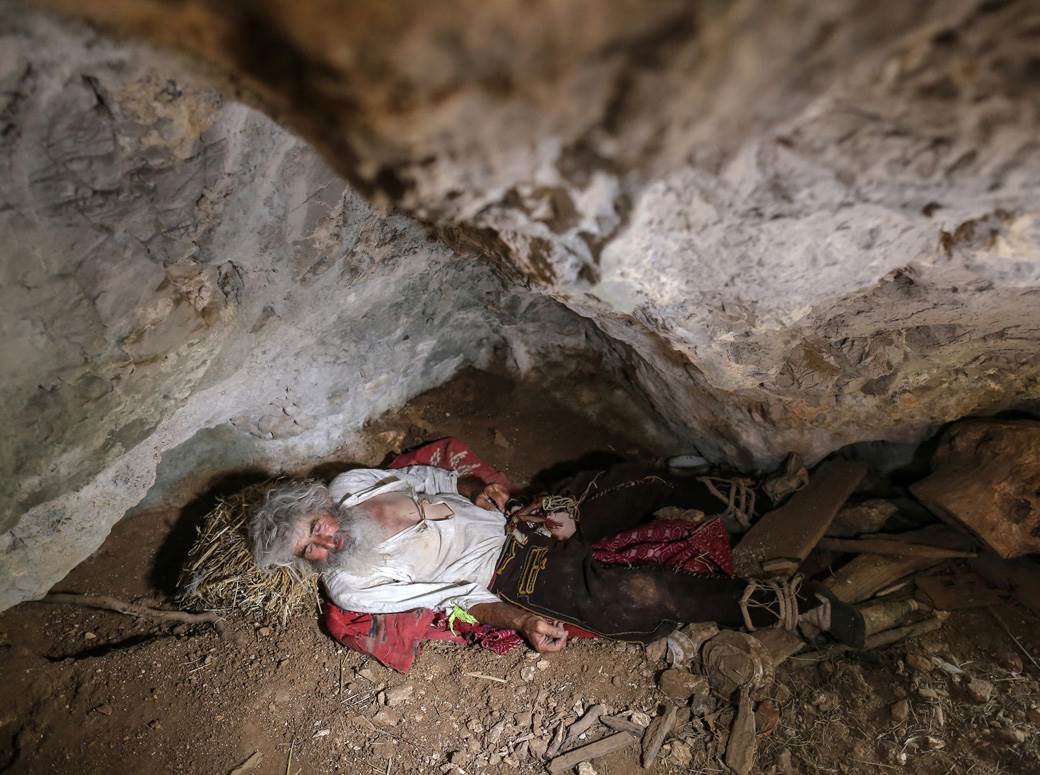 Panta Petrović iz pećine se vakcinisao