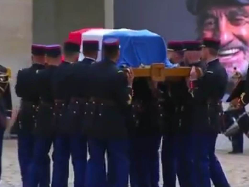 Žan Pol Belmondo sahrana (1)