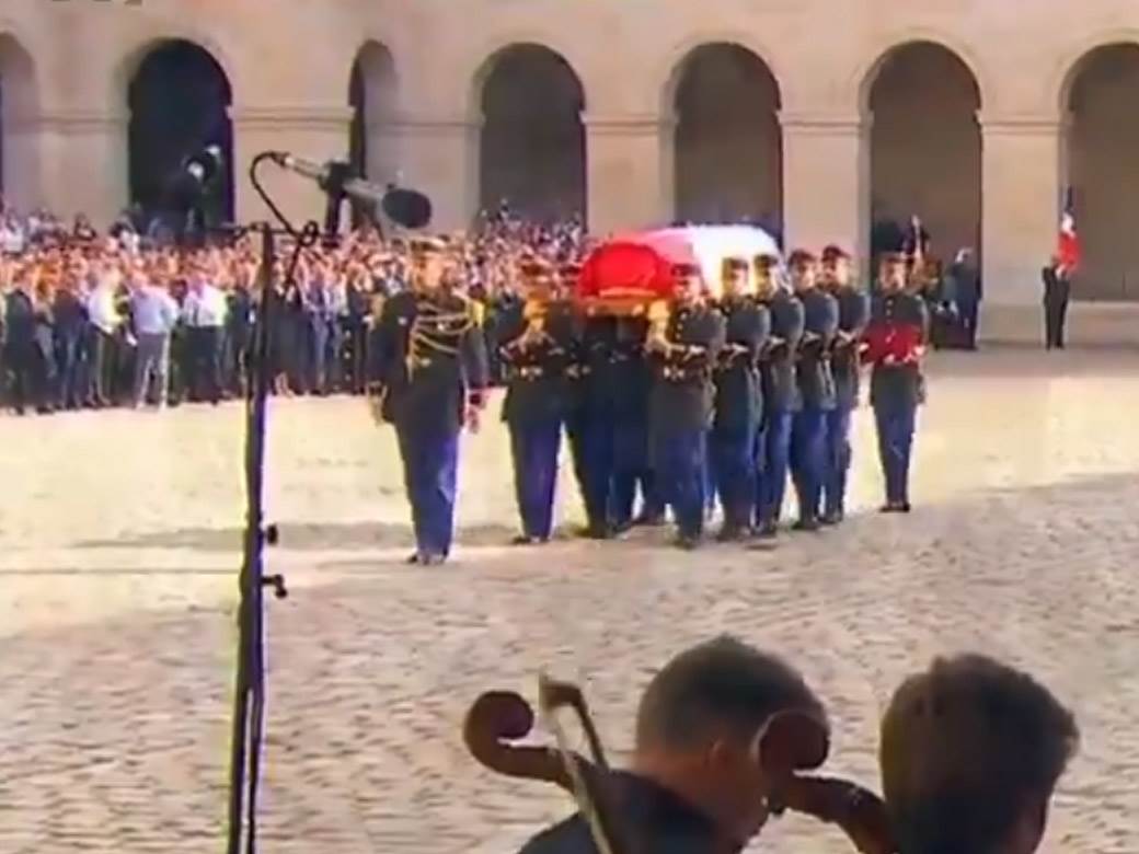 Žan Pol Belmondo sahrana