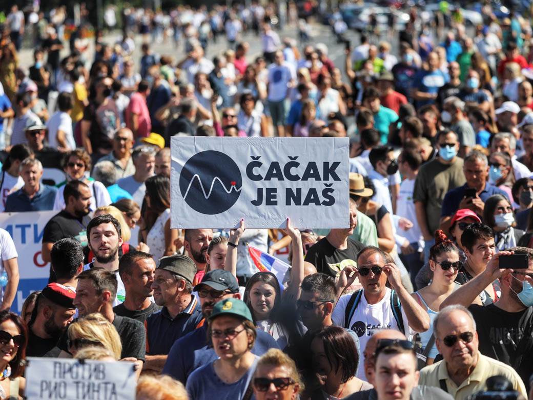 Ekološki protest u centru Beograda