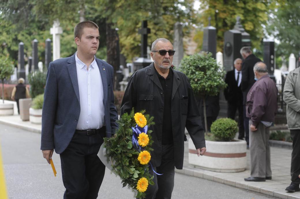 Željko Obradović na sahrani Dude Ivkovića