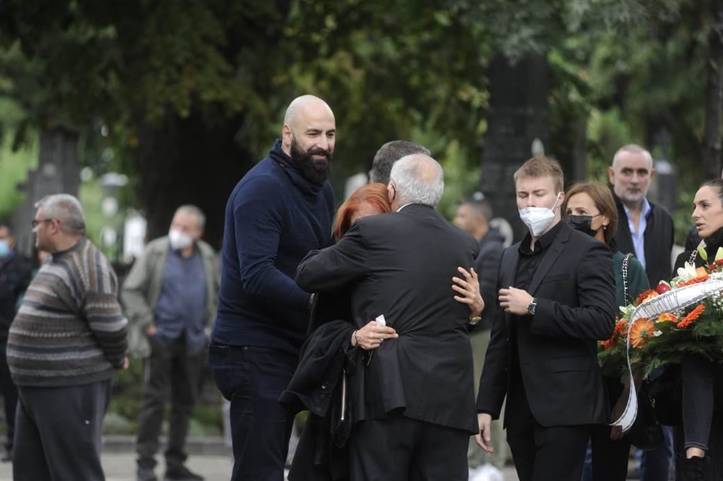 Željko Obradović na sahrani Dude Ivkovića