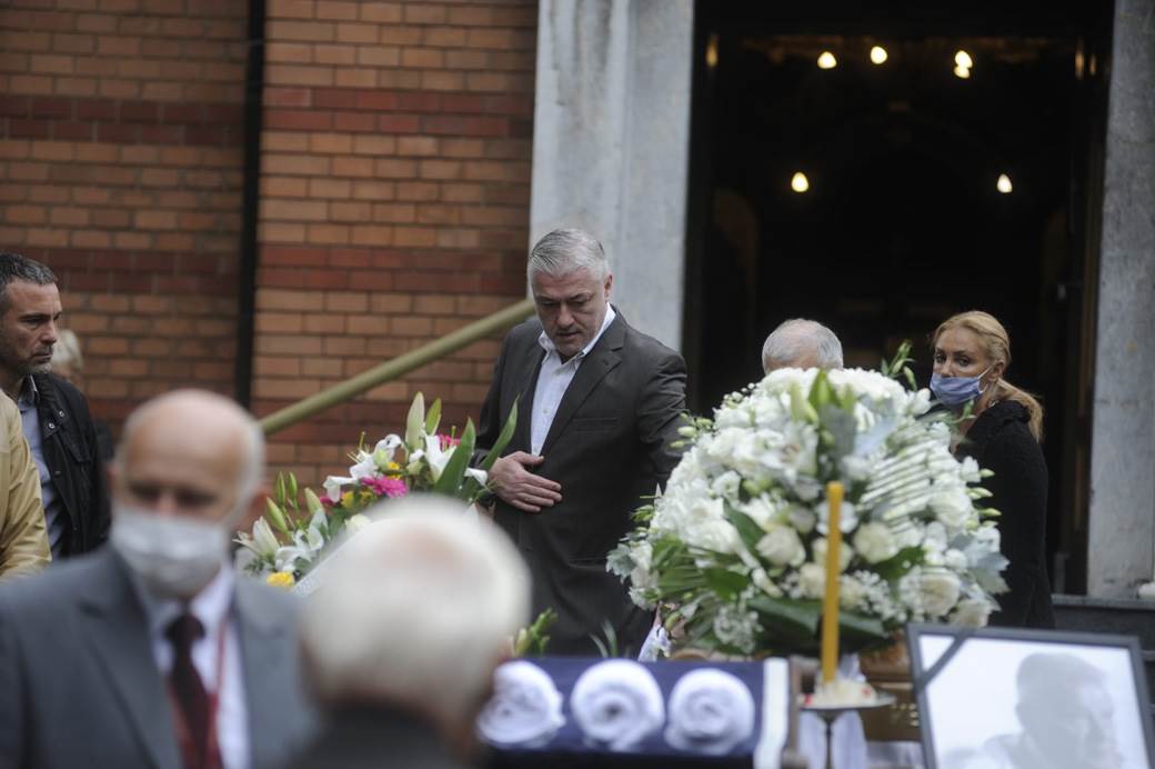 Željko Obradović na sahrani Dude Ivkovića