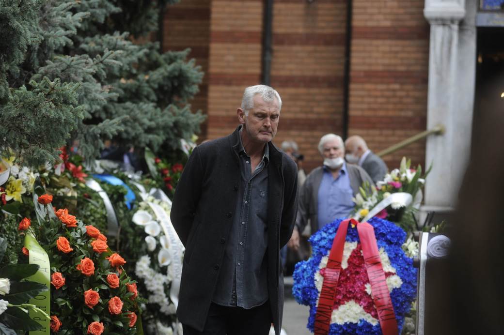 Željko Obradović na sahrani Dude Ivkovića