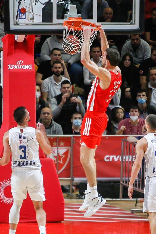 Luka Mitrović heroj pobede na Zvezda Budućnost