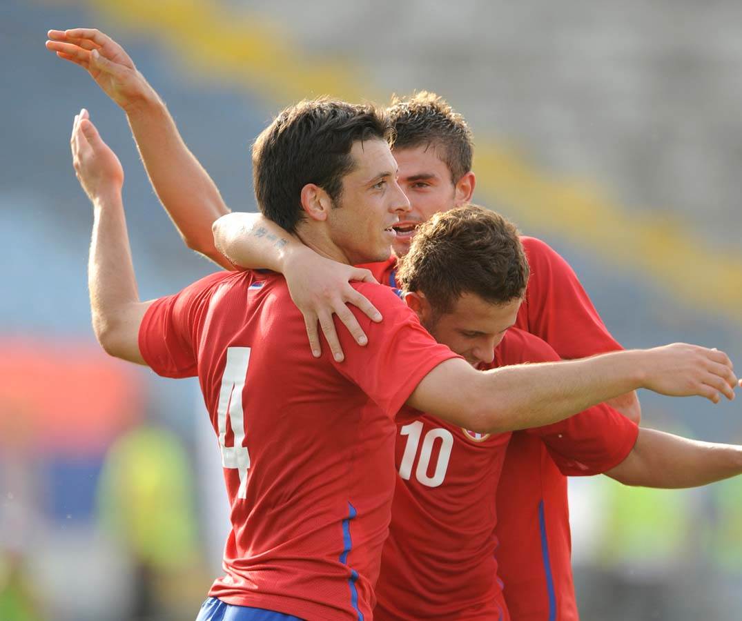 Srbija, Madjarska, Proslava gola, Proslava pobede (3)