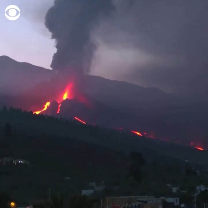 La Palma, Vulkan, Erupcija, Lava, reka lave (9)