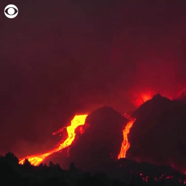 La Palma, Vulkan, Erupcija, Lava, reka lave (10)