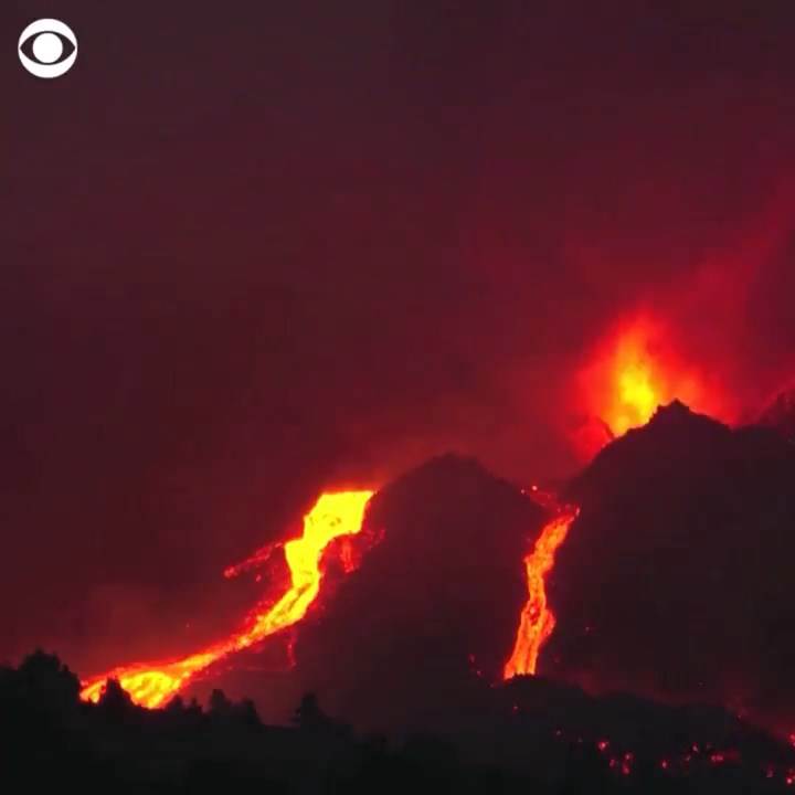 La Palma, Vulkan, Erupcija, Lava, reka lave (11)