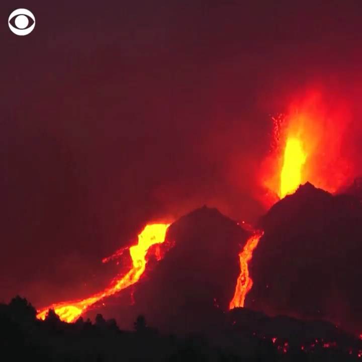 La Palma, Vulkan, Erupcija, Lava, reka lave (12)