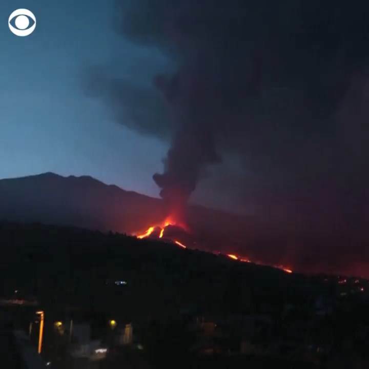 La Palma, Vulkan, Erupcija, Lava, reka lave (13)