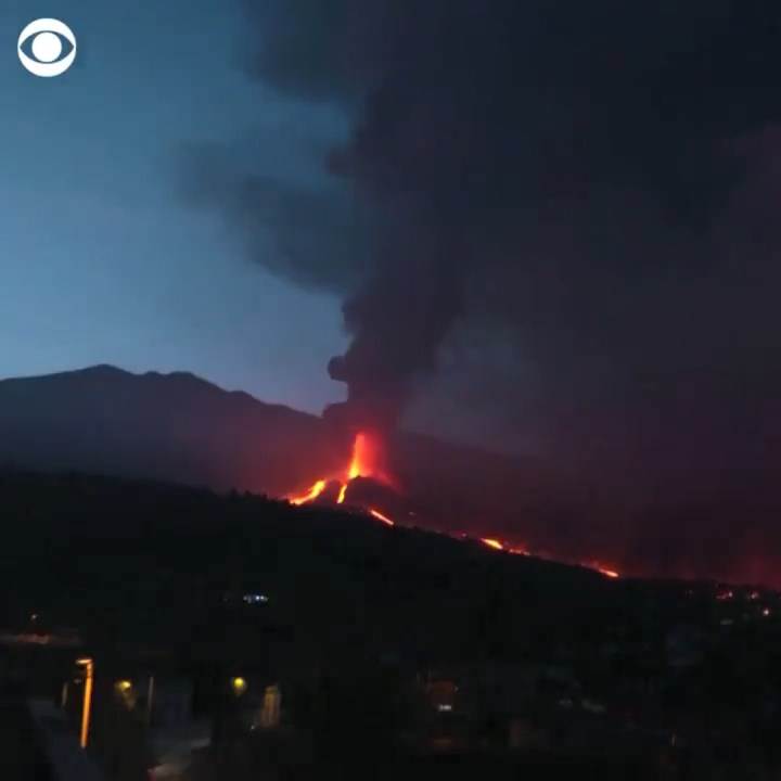 La Palma, Vulkan, Erupcija, Lava, reka lave (14)